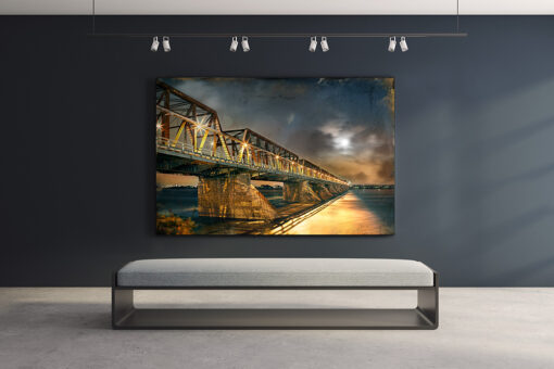 Oeuvre en contexte "Pont Victoria" de Pascal Normand artiste Photographe