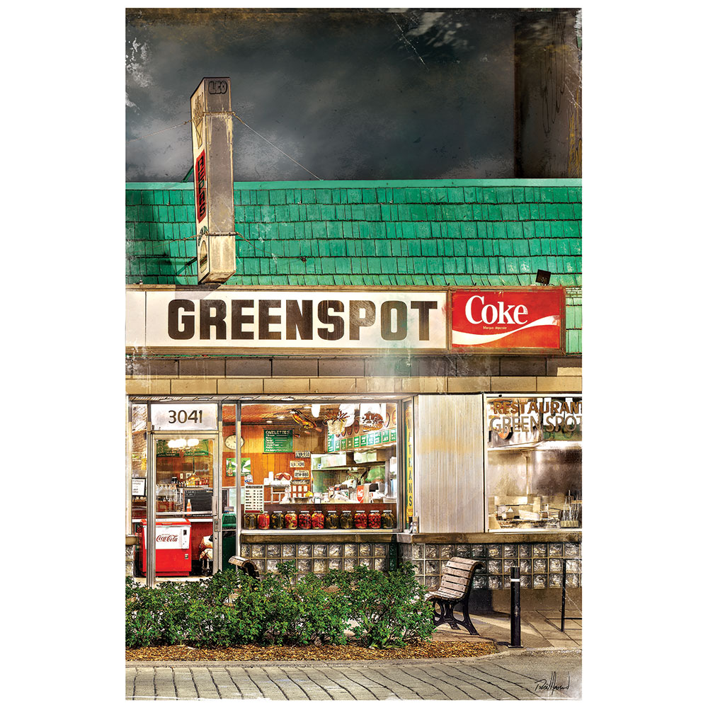 Affiche GREENSPOT-2 de l'artiste visuel Pascal Normand