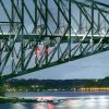 Oeuvre PONT DE QUÉBEC III, par l'artiste visuel Pascal Normand CLOSEUP