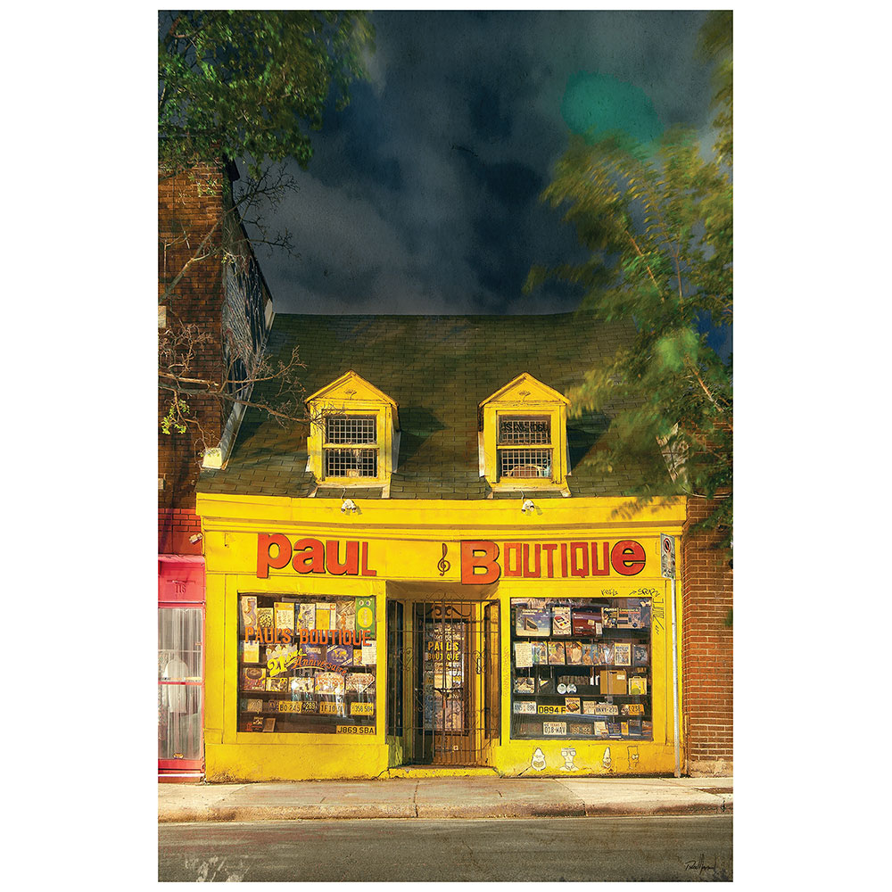 Affiche PAUL'S BOUTIQUE-1 de l'artiste visuel Pascal Normand