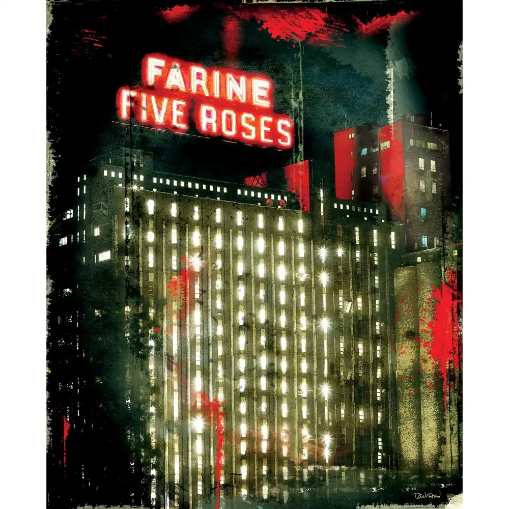 Oeuvre FARINE FIVE ROSES de l'artiste visuel Pascal Normand. ©2024