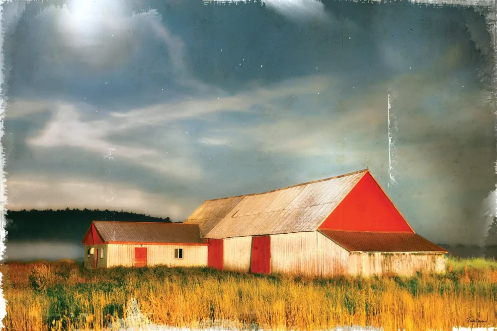 Oeuvre LA VIEILLE FERME DE MME PRÉMONT de l'artiste visuel Pascal Normand. ©2024