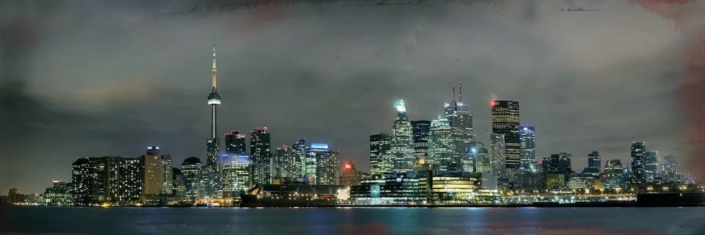 Oeuvre TORONTO SKYLINE de l'artiste visuel Pascal Normand. ©2024