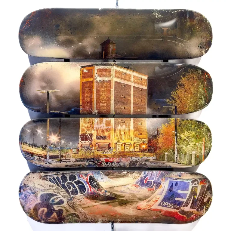 Oeuvre ART MY WORLD VI SKATEBOARD EDITION de l'artiste visuel Pascal Normand. ©2024