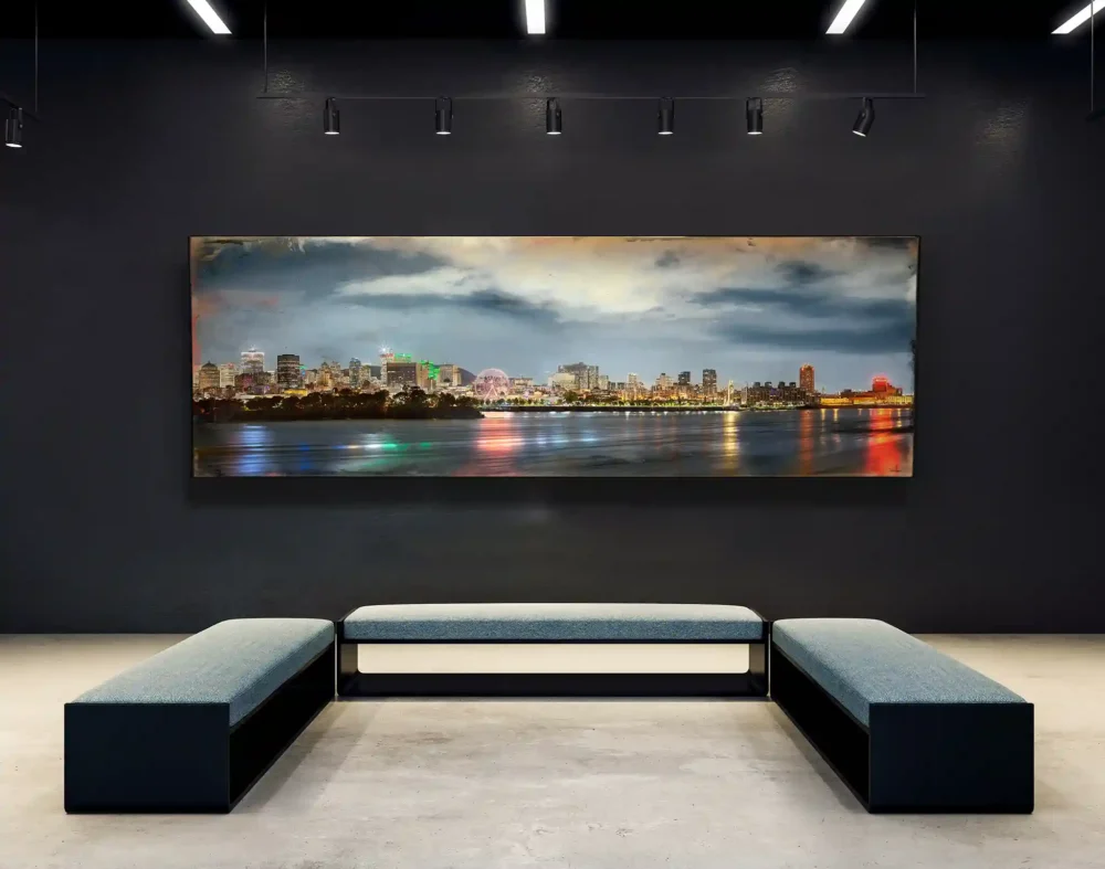 Location d'une oeuvre "MTL VI OUEST" de l'artiste visuel Pascal Normand