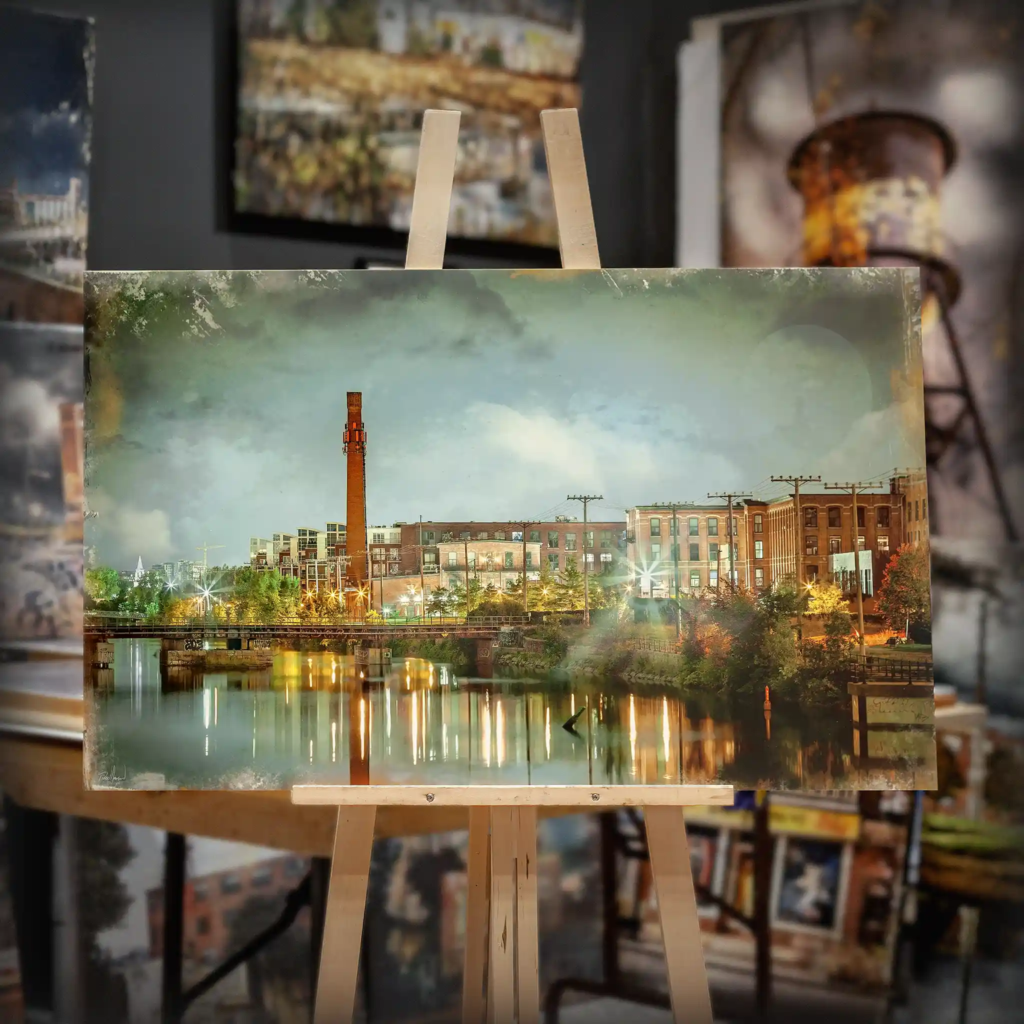 ENCAN 2026 oeuvre Le Canal - FORMAT 25"x41"