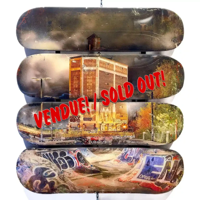 Oeuvre ART MY WORLD VI SKATEBOARD EDITION de l'artiste visuel Pascal Normand. ©2024