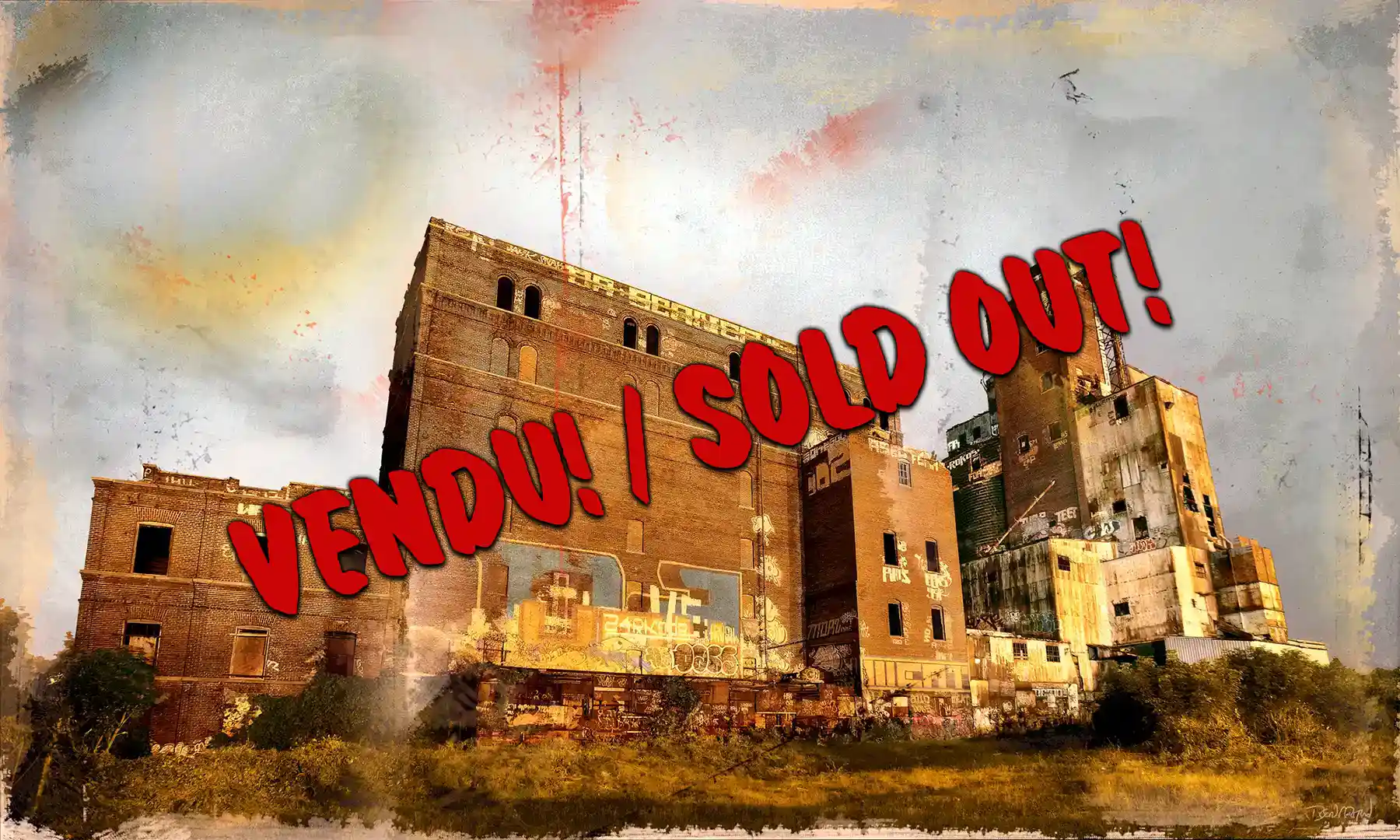 Oeuvre de l'artiste visuel Pascal Normand - BUNKER OUEST - SOLDOUT