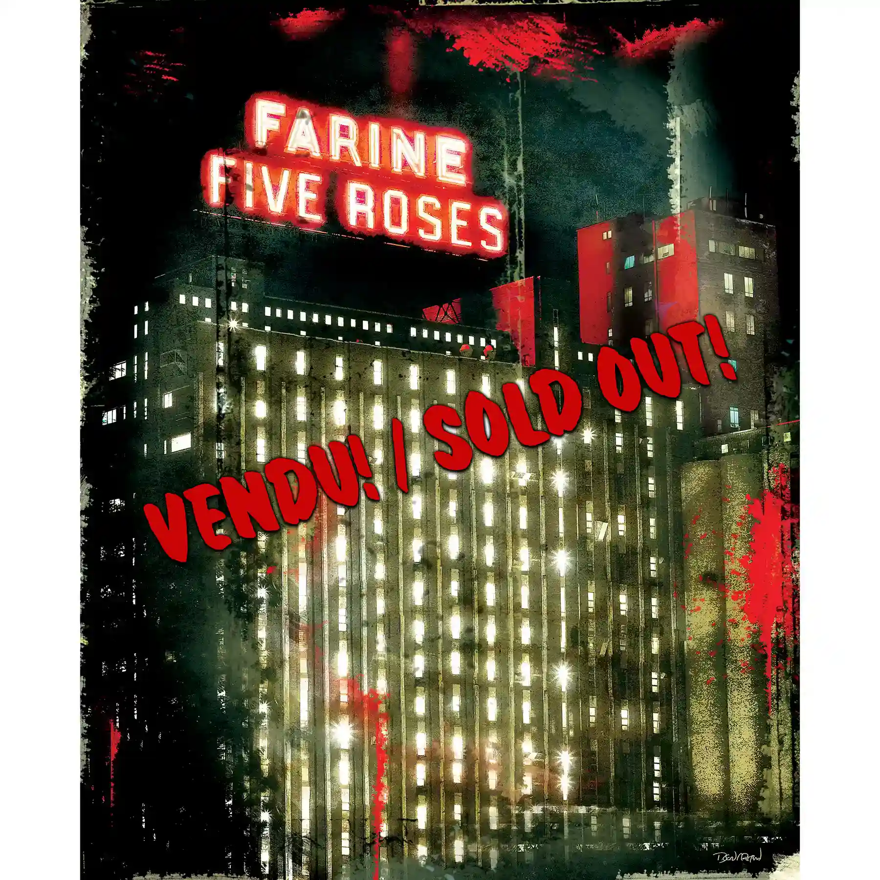 Oeuvre de l'artiste visuel Pascal Normand - FARINE FIVE ROSES - SOLDOUT